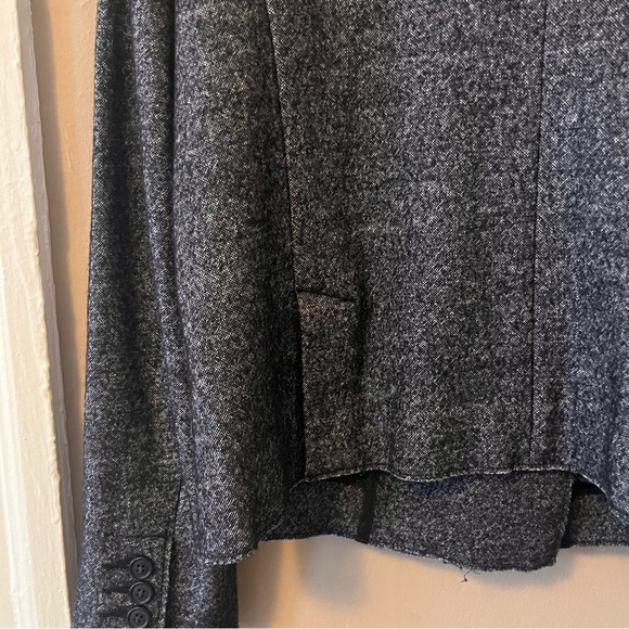 j.crew • gray tweed double breasted blazer - Picture 13 of 17